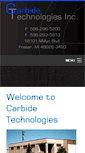 Mobile Screenshot of carbidetechnologies.com